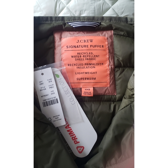 15. J.Crew Quilted lady jacket with PrimaLoft® in colorblock - Picture 8 of 8